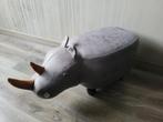 Poefje neushoorn, Overige vormen, Minder dan 50 cm, Stof, Minder dan 50 cm