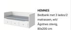 Ikea,Hemnes bedbank 200x80, Huis en Inrichting, Slaapkamer | Stapelbedden en Hoogslapers, Ophalen, Gebruikt, Tweepersoons, 200 cm