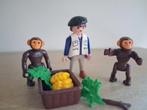 Playmobil aapjes met verzorger en voer, Ophalen of Verzenden, Zo goed als nieuw, Complete set