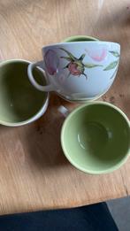 4 Jet by Ter Steege Soepkommen - Pioenroos Design, Huis en Inrichting, Keuken | Servies, Gebruikt, Ophalen of Verzenden, Kom(men)