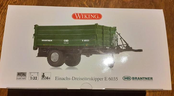 Branter kipper - Wiking, Hobby en Vrije tijd, Modelauto's | 1:32, Nieuw, Tractor of Landbouw, Overige merken, Verzenden