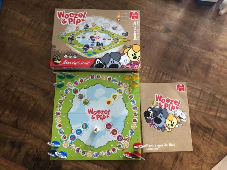 Mens Erger Je Niet Woezel & Pip, Hobby en Vrije tijd, Gezelschapsspellen | Bordspellen, Zo goed als nieuw, Ophalen of Verzenden