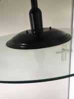 Hanglamp zwart met glas, Minder dan 50 cm, Glas, Gebruikt, Ophalen