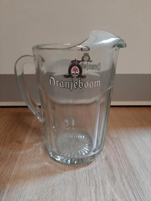 Oranjeboom pitcher glas, Verzamelen, Biermerken, Glas of Glazen, Ophalen of Verzenden