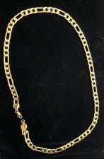 Ketting Figaro schakel Goud Verguld 60 CM ongedragen -NIEUW-, Sieraden, Tassen en Uiterlijk, Kettingen, Ophalen of Verzenden, Nieuw