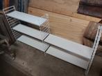 Tomado stijl witte hangplanken rek wit 3 dragers 5 planken, Ophalen of Verzenden, Zo goed als nieuw