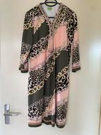 K-design jurk - Roze/Groen chain print - Maat XXL - Zgan, K-design, Maat 46/48 (XL) of groter, Ophalen of Verzenden, Zo goed als nieuw