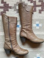 Yokono Leren Laarzen Beige Maat 38, Kleding | Dames, Schoenen, Ophalen of Verzenden, Gedragen, Beige, Hoge laarzen