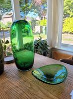Ikea Stockholm vaas vintage groen glas, Huis en Inrichting, Woonaccessoires | Vazen, Ophalen of Verzenden, Zo goed als nieuw