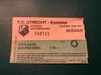 ⚽ Ticket Fc Utrecht - Excelsior seizoen 1986/1987 ⚽, Verzamelen, Sportartikelen en Voetbal, Ophalen of Verzenden