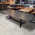 Eettafel Soho Deens ovaal 260cm Betonlook van DTP Home., Ophalen