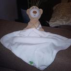 Beren knuffel met wit kroeldoekje, Ophalen of Verzenden, Zo goed als nieuw, Beer