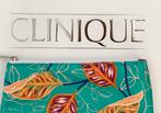 Clinique Toilettas / MakeUp tas /Groen-oranje, Sieraden, Tassen en Uiterlijk, Toilettassen, Ophalen of Verzenden, Nieuw, Groen