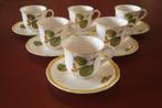 Villeroy & Boch Parkland - 6 koffiekopjes met schotel, Ophalen of Verzenden, Zo goed als nieuw, Overige stijlen, Kop(pen) en/of Schotel(s)