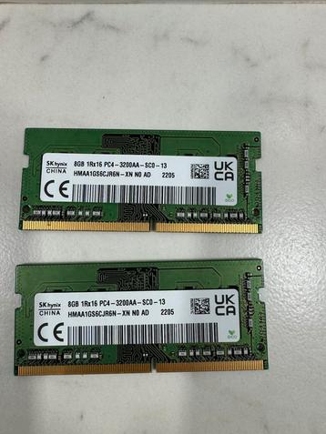 16 GB DDR4 laptop geheugen beschikbaar voor biedingen