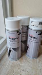 Radiator spuitlak - gebroken wit, Wit, Ophalen of Verzenden, Zo goed als nieuw, Lak