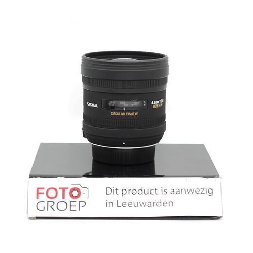 Sigma 4.5mm F2.8 EX DC Fisheye HSM Nikon F (Leeuwarden), Audio, Tv en Foto, Fotografie | Lenzen en Objectieven, Gebruikt, Groothoek Fisheye-lens