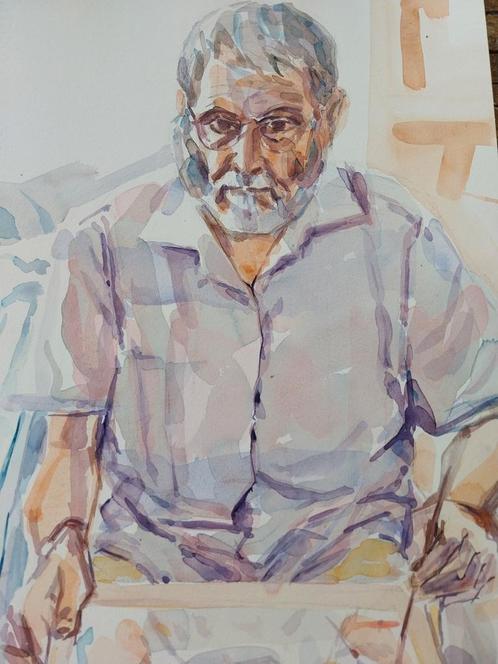 Zelfportret Broeder Phillipus geb.  j.c Arts  Haps., Antiek en Kunst, Kunst | Tekeningen en Foto's, Ophalen of Verzenden