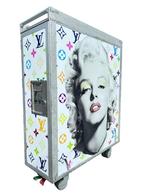 Noboringo "Marilyn Monroe Louis Vuitton Pop Art" trolley, 50 tot 100 cm, Overige materialen, 25 tot 50 cm, 100 tot 150 cm