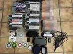 Sony PSP 1004 + 3004 + Games + UMD, Ophalen of Verzenden, Gebruikt, Zwart, Met games