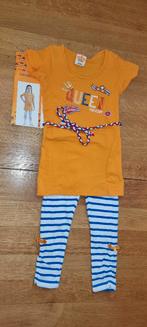 Queen for a day Koningsdag jurk met 2xlegging maat 104 110, Ophalen of Verzenden, Nieuw, Meisje, Jurk of Rok