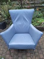 vintage stoel, Ophalen, Gebruikt, Blauw, Vintage