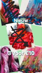 3 nieuwe sjaals 50x150cm €10 of per stuk 4 euro, Verzenden, Nieuw, Maat 46/48 (XL) of groter, Sjaal