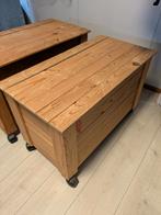 2 Ikea opbergkisten - Ideaal voor speelgoed/kleding, Minder dan 50 cm, Gebruikt, Grenenhout, Minder dan 50 cm