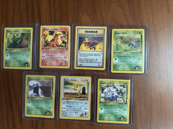 Pokemon Gym kaarten 1st edition beschikbaar voor biedingen