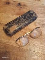 Vintage Leesbril met Etui van amor, Overige merken, Gebruikt, Bruin, Ophalen of Verzenden