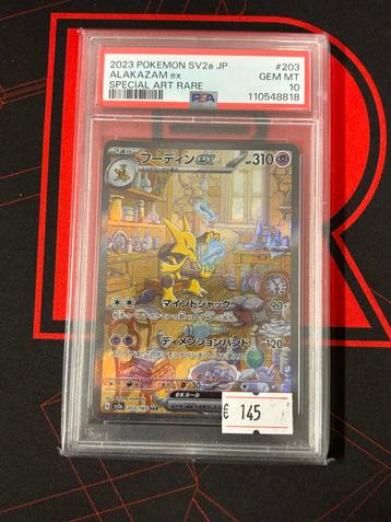 Alakazam ex SV2a JP PSA 10 beschikbaar voor biedingen