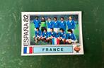 Panini plaatje team Frankrijk WK 1982, Ophalen of Verzenden