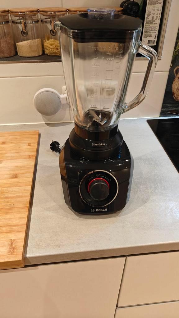 Bosch MMB42G0B - Blender - SilentMixx - kan is van glas., Witgoed en Apparatuur, Blenders, Zo goed als nieuw, Blender, Ophalen of Verzenden