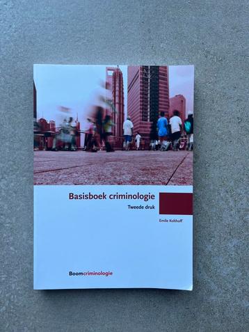 Emile Kolthoff - Basisboek criminologie beschikbaar voor biedingen