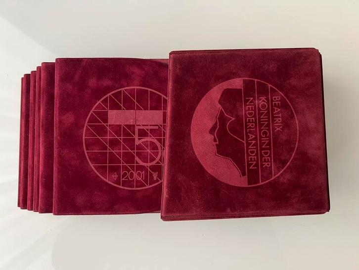 Zeldzame Jaarset Nederlandse Gulden Proofset 1996-2001 Munt, Postzegels en Munten, Munten en Bankbiljetten | Toebehoren, Verzamelmap