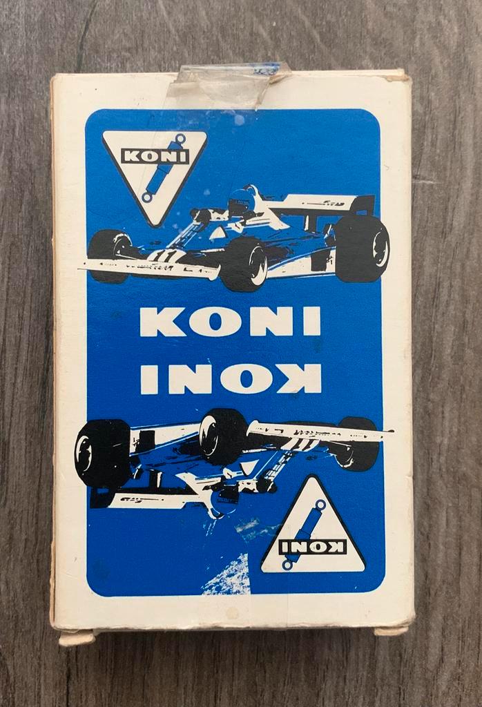 KONI KaartSpel/SpeelKaarten, Verzamelen, Automerken, Motoren en Formule 1, Ophalen of Verzenden
