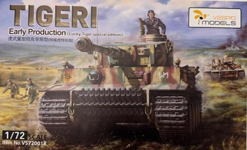 Coelianmodels, Vespid 720018, Tiger I Early, 1/72, € 25,99, Hobby en Vrije tijd, Modelbouw | Auto's en Voertuigen, Nieuw, Tank