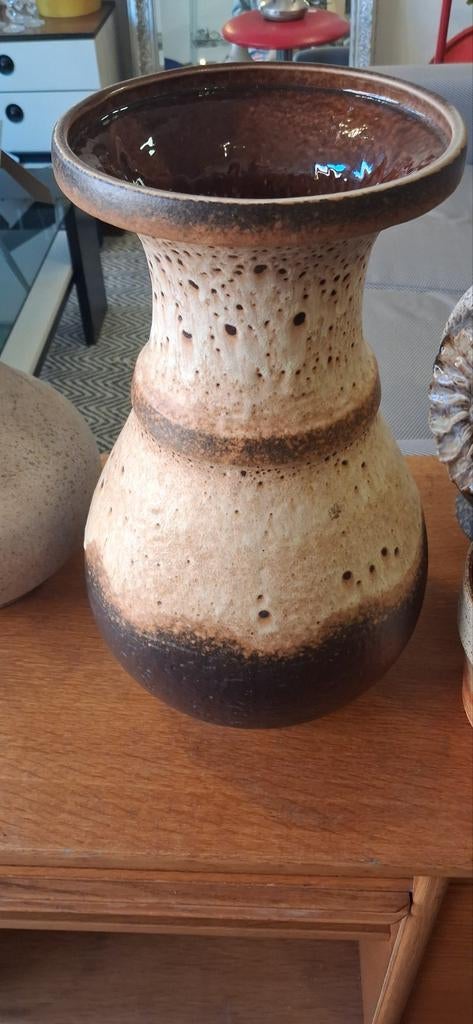 Vintage West Germany Vaas 614/40, Gebruikt, Overige kleuren, Ophalen of Verzenden, Onbekend