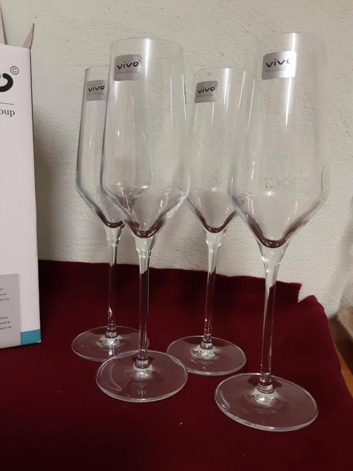 Champagneglazen Vivo Villeroy en Boch,, Verzamelen, Glas en Borrelglaasjes, Zo goed als nieuw, Overige typen, Ophalen of Verzenden
