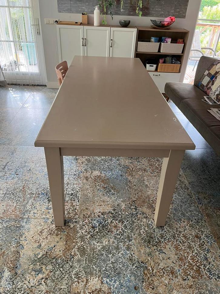 Grote eettafel, Huis en Inrichting, Tafels | Eettafels, Gebruikt, 50 tot 100 cm, 200 cm of meer, Vijf personen of meer, Rechthoekig