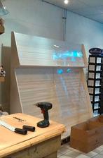 Kaartenmolens en kaartenwand van 2 keer 1 meter, Ophalen, Zo goed als nieuw