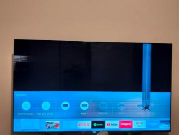 Samsung 65 inch tv met barst in scherm incl one connect box beschikbaar voor biedingen