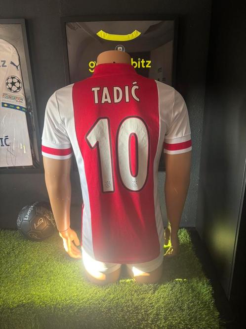 Ajax thuisshirt 2020/2021 Tadic, Sport en Fitness, Voetbal, Zo goed als nieuw, Shirt, Maat S, Ophalen of Verzenden