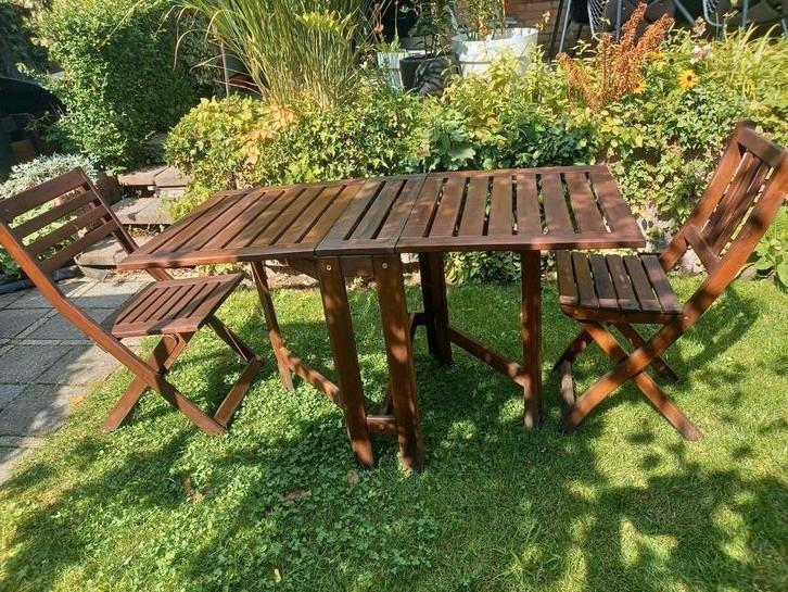 Inklapbare tuintafel applaro nommara, Tuin en Terras, Tuinmeubel-accessoires, Gebruikt, Ophalen of Verzenden
