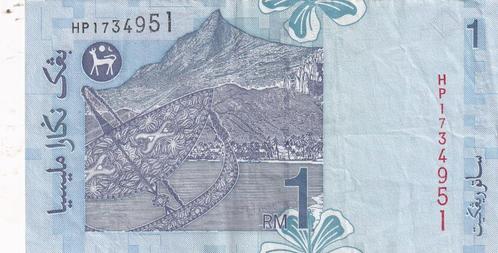 Maleisië 1 ringgit 1998, Postzegels en Munten, Bankbiljetten | Azië, Los biljet, Zuidoost-Azië, Verzenden