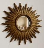 Vintage Deknudt Zonnespiegel / Sunburst / butlerspiegel, Ophalen of Verzenden, Rond, Minder dan 50 cm, Minder dan 100 cm