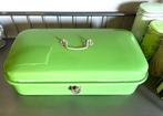 Emaille Broodtrommel brooddoos brood trommel antiek vintage, Antiek en Kunst, Verzenden