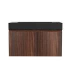 Badkamermeubel Ela Walnoot 60cm Ribbelfront + Wastafel, Huis en Inrichting, Stoffering | Gordijnen en Lamellen, Kometenplein 33 ’s Hertogenbosch 5215 MB