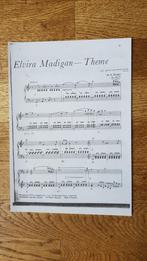 Mozart  Elvira Madigan Theme. Piano solo, Gebruikt, Klassiek, Ophalen of Verzenden, Artiest of Componist