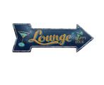 Lounge Pijl Metalen Bord Plaat Vintage Mancave Drank Bar Pub, Verzenden, Nieuw